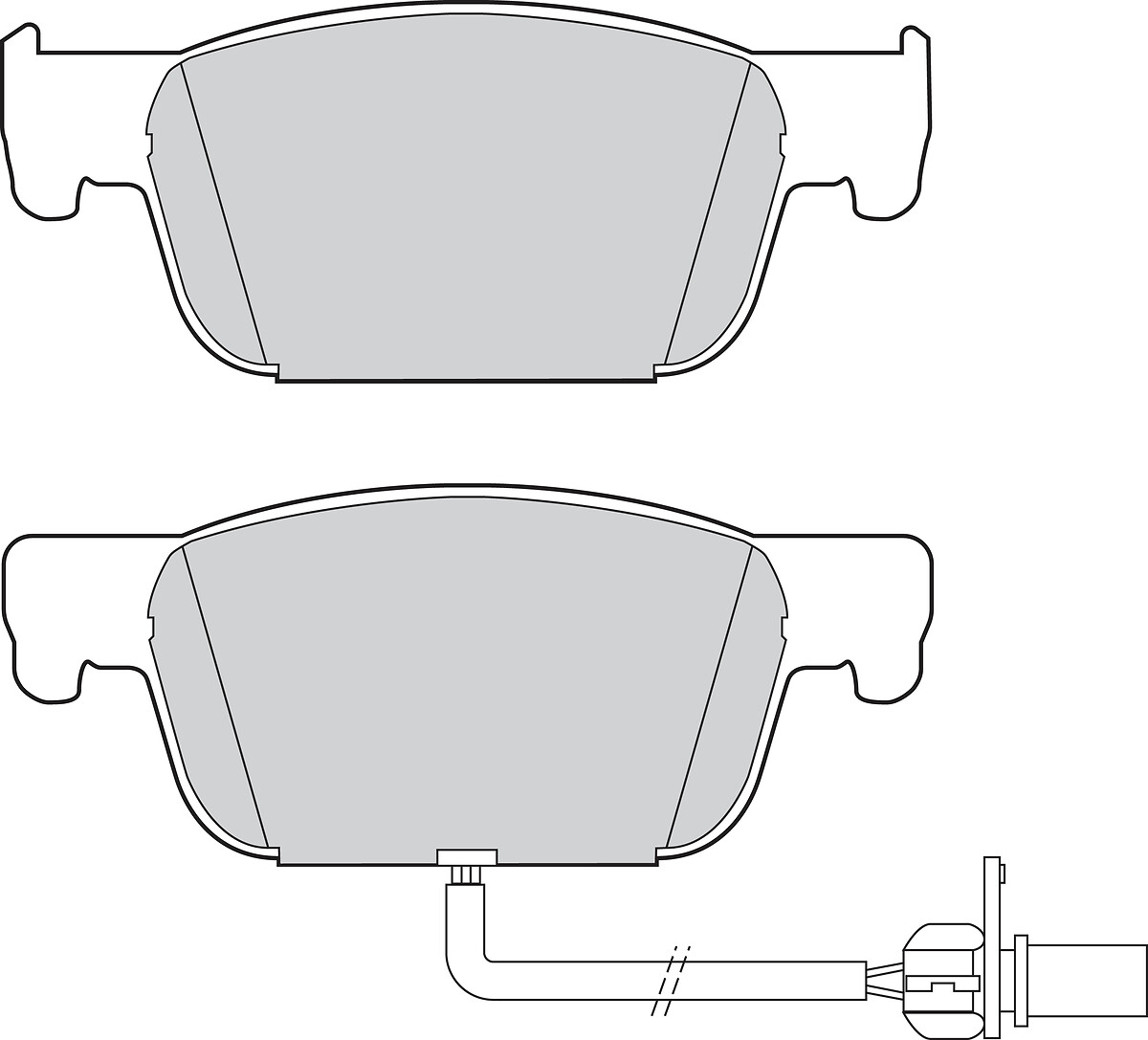 BRAKE PADS FIRST AUDI A4 05.16